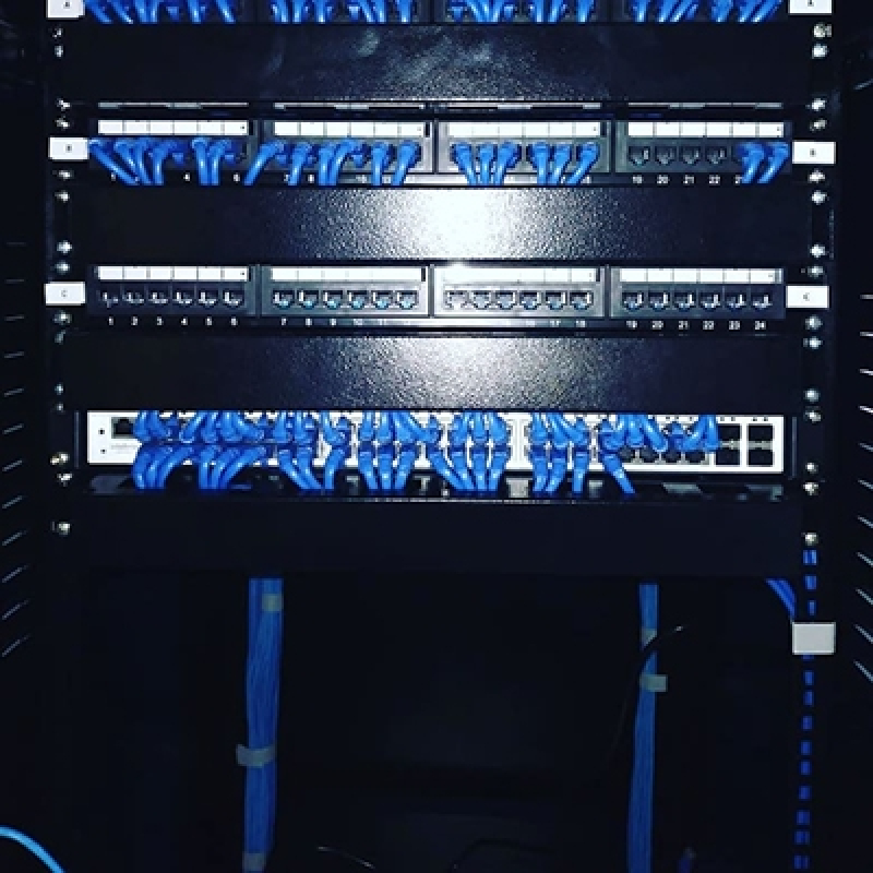 Cabeamento Estruturado Fibra óptica Orçamento Jacarezinho - Sistema de Cabeamento Estruturado