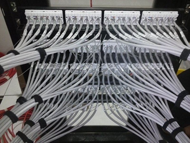 Instalação de Patch Panel e Switch Cascavel - Patch Panel Rack 19